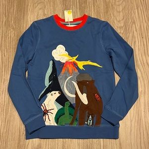 Mini Boden Appliqué Sweatshirt - size 11-12 - NWT